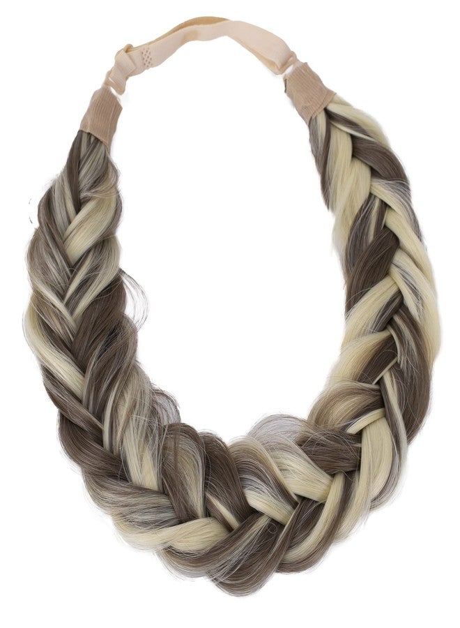كايشا طوق شعر مضفر من CAISHA من PRETTYSHOP، إكسسوارات شعر، لون بني فاتح مع خصلات شقراء فاتحة، HZ208 - Image 1